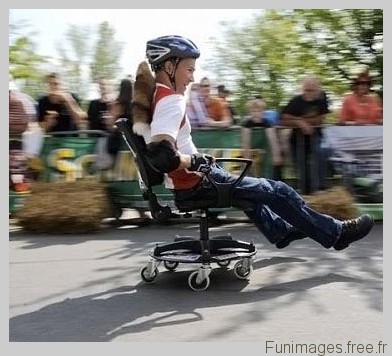 funimages image photo insolite sport chaise course